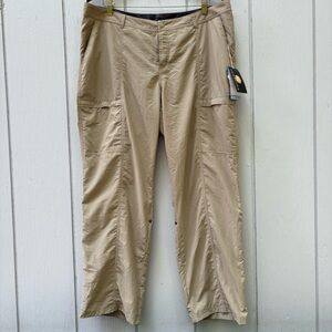 EX OFFICIO—Sol Cool Nomad Pant Petite—Women 16—Lightweight—Hiking—UPF 50—NWT